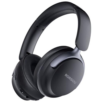 B8 Bluetooth Headphones Over Ear, 6 EQ Music Modes and 50H Playtime Deep Bass Wireless Headphones with Mic, Lightweight Folding HiFi Stereo Headset for iPad/Travel/Tablet/PC/Home Space Black - color: Space Black