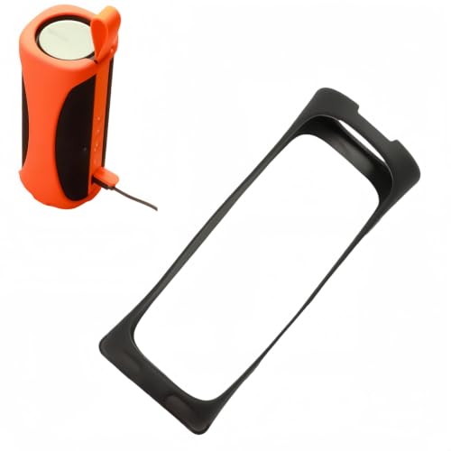 Silicone Case Compatible with Xiaomi Bluetooth Speaker C, Shockproof Protective Sleeve with Charging Port Cutout - color: Black