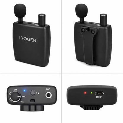Hearing Amplifier for Seniors, Personal Sound Amplifier, Smart Auto-Gain, Directional Microphone, Rechargeable Battery, Headphones & Earbuds Included