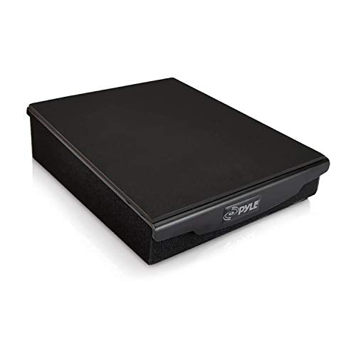 Pyle Speaker Isolation Pads - 10.4 x 13 x 2.8 inches - Acoustic Noise Isolation Platform - Foam Riser Recoil Stabilizer with Rubber Base for Studio Monitor, Subwoofer, Loudspeaker - PSIO6 - size: 10.4" x 13.0" (Single)