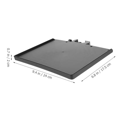 EXCEART Clamp-on Mic Stand Tray 9.44X6.88In Adjustable Sound Card Rack Holder for Live Broadcast Phone Camera Storage