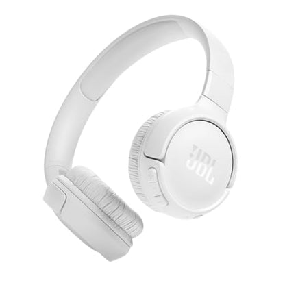 JBL Tune 520BT - Wireless On-Ear Headphones, Up to 57H Battery Life and Speed Charge, Lightweight, Comfortable and Foldable Design, Hands-Free Calls with Voice Aware (White) - color: White