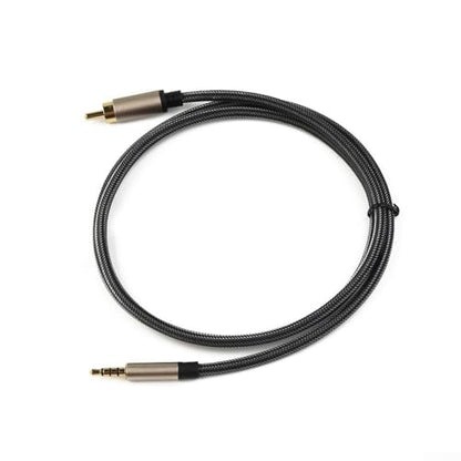 Digital Coaxial Audio Video Cable 3.5mm Male to SPDIF for RCA for TV Soundbar Soundbox Home Audio System Gold-Plated Connector Pure Copper Conductor Zinc Alloy Shell NylonBraided(1M) - size: 1M