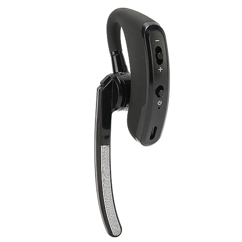 ASHATA Legend Bluetooth Headset V5.0, Single Ear Bluetooth Earpiece with Noise Canceling Mic, Ergonomic Hands Earphones, Connect to Mobile Tablet via Bluetooth, ASHATAn65gcgrxmq