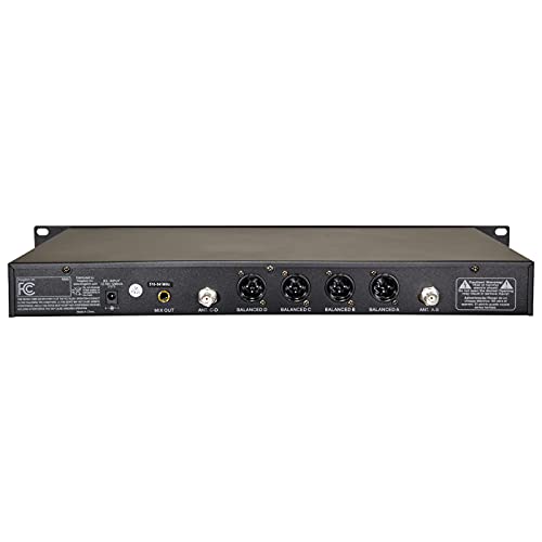 Kingdom SYSV51 V5 Professional - 1000 Channels Per Mic. UHF Wireless Microphone System with 3 Wireless Handheld Microphones and 1 Podium Microphone - style: 3 Handheld+1 Podium Mic