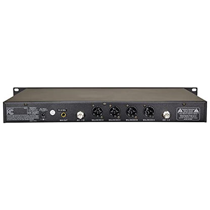 Kingdom SYSV51 V5 Professional - 1000 Channels Per Mic. UHF Wireless Microphone System with 3 Wireless Handheld Microphones and 1 Podium Microphone - style: 3 Handheld+1 Podium Mic