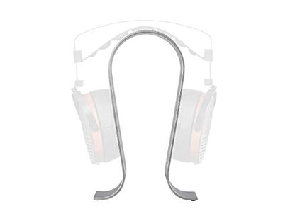 Monoprice Headphone Stand - Silver, Full Aluminum Construction, Solid and Stable, Fits Most Headphones - color: Silver