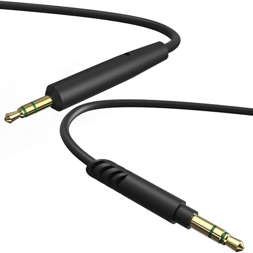 Linkidea Audio Cable Compatible with JBL Tour One M2, Tune 770NC/760NC/750BTNC/660NC, Live 660NC/ 650BTNC, Denon AH-GC25W, 3.5mm to 2.5mm Replacement Aux Cord (5 ft/1.5 m)