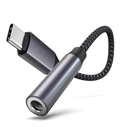3.5mm 1/8 8th Inch Aux to USB C USBC Audio Headphone Jack Adapter Converter | USBC to Female AUX 1/8 3.5mm Audio Headphone Jack Dongle Converter Adapter for iPhone 17 16 15 Mac Samsung Pixel Moto Laptop