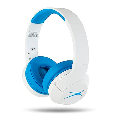 Altec Lansing - Kids Bluetooth Headphones, Wireless Over Ear - color: Whiteout Wave Blue