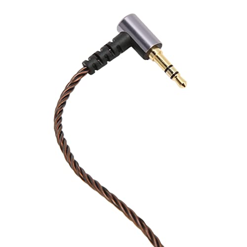 WW Replacement Earphone Cable, Oxygen Free Copper Headphone Upgrade Cable with Pre - Formed Ear Hooks, for TFZ TRN AS10 AS06 ZST ZS3 UE QDC CCA 2 - Pin 0.78mm