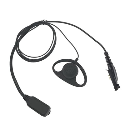D-Shaped Earpiece with Mic Surveillance Headset Compatible for Motorola Retevis RT29 RT48 RT47 RB23 RB46 RT87 NR30 EX500 GP328Plus Ailunce HD1 HD2 HA1G Radio