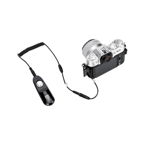JJC 3.5mm to 2.5mm Shutter Remote Cable for Fuji X-E5 X-M5 X-T50 GFX100RF | 3.5mm TRS Male to 2.5mm Female, for Fujifilm XE5 XM5 XT50 GFX 100S II GFX100 II Cameras, Allows to Connect Fuji RR-100 Remote - size: 3.5mm Male to 2.5mm Female