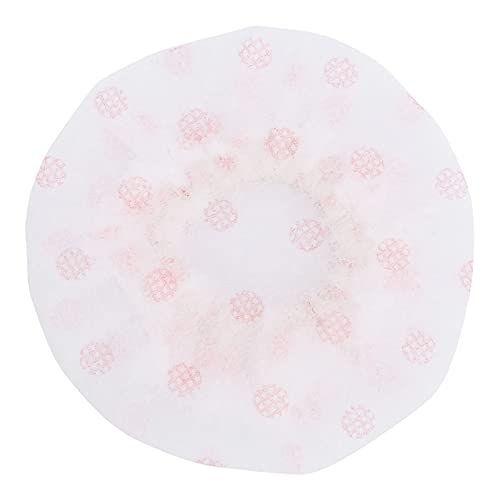 120 Pcs Microphone Caps Disposable | Non - Woven Particle & Saliva Guard Replacement Covers for Handheld Microphones/Home/Studio | 7x7.6cm (red dot white) - color: red dot white
