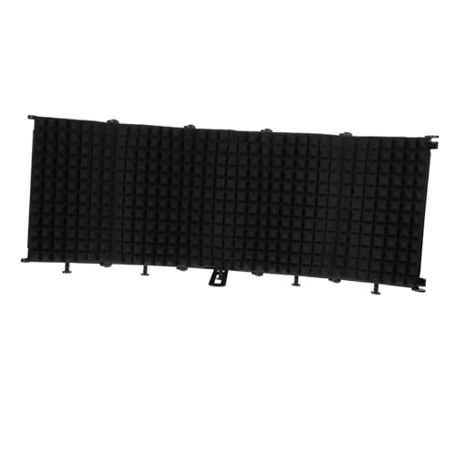 Microphone Isolation Shield Folding Panel Design for Desktop Mics