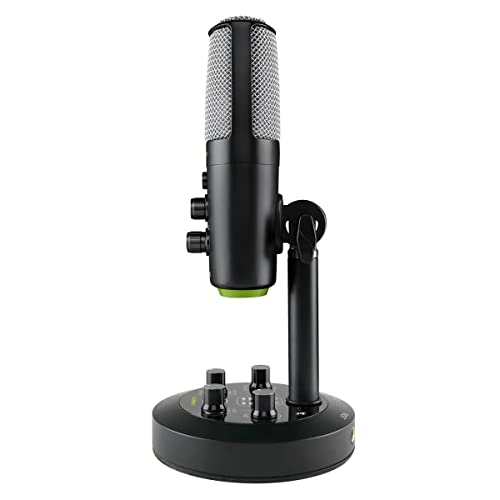 Mackie EM-Series, Premium USB Condenser Microphone with Built-in 2-Channel Mixer (EM-Chromium) - size: USB, style: Chromium - Studio