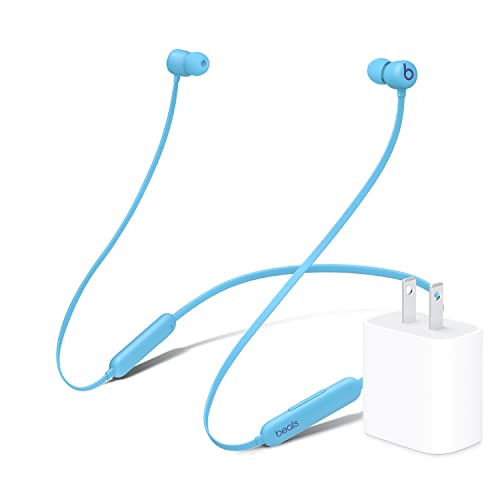 Beats Flex with Apple 20W USB-C Power Adapter - Flame Blue - color: Flame Blue, style: Flex & Power Adapter