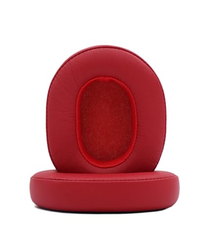 Replacement Ear Pads Compatible with Skullcandy Hesh3 Headphones | Also suitable for Crusher Wireless/Crusher360/Hesh ANC/Hesh Evo/Venue ANC/Crusher Evo/Crusher ANC headphones-red - color: Red/leather