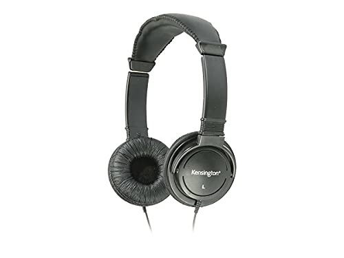 Kensington Hi-Fi On-Ear Headphones with 9-Foot Cord, 3.5mm Jack Headset (K33137) - style: Headphones