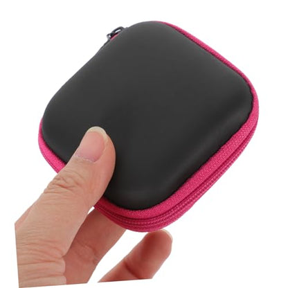 Portable EVA Earbuds Case Holder with Zipper for Commuters