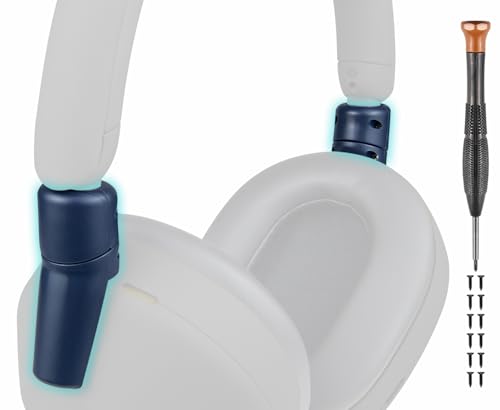 SOULWIT Hinge for Sony WH-1000XM5 - Midnight Blue | Protective Connectors for WH1000XM5(XM5) Headband Side Cover Slider to Fix and Prevent Breakage - color: Midnight Blue