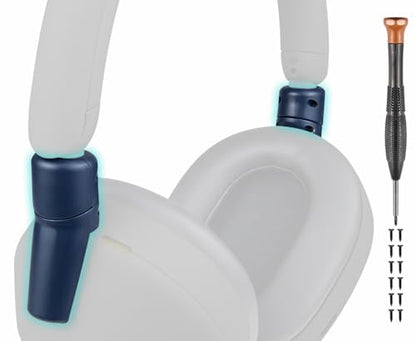 SOULWIT Hinge for Sony WH-1000XM5 - Midnight Blue | Protective Connectors for WH1000XM5(XM5) Headband Side Cover Slider to Fix and Prevent Breakage - color: Midnight Blue