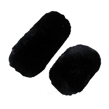 Microphone Windscreen 24CM Windproof Sweater Black Color for Microphones Furry Wind Microphone Furry Windscreen Outdoor WindShield Mic Windshield Muff for GO