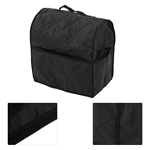 Kitchen Mixer Dust Carry Bag, Anti Dirt Anti Scratches Mixer Dust Cover Kitchen Food Stand Mixer Dust Organizer Cover (Black) - color: Black