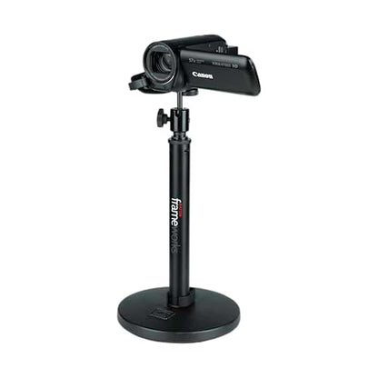 Gator Frameworks Camera Mount Mic Stand Adapter (GFW-MIC-CAMERA-MT) | Ball-and-Socket Head, Standard 1/4-20 Camera Threads, 360-Degree Rotation, 180-Degree Tilt