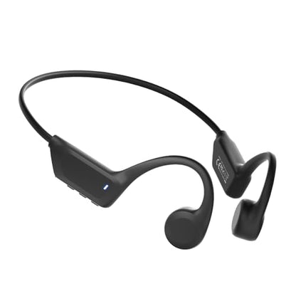 Bluetooth 6.0 Bone Conduction Headphones: Open-Ear Ergonomic Sports Headphones with IPX5 Waterproof, 10-Hour Battery Life - Sweatproof Wireless Earphones for Running, Fitness, Swimming & Training