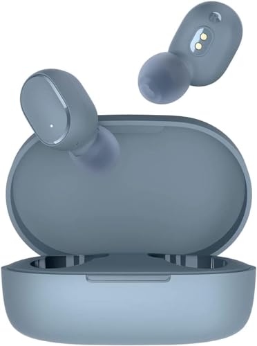 Xiaomi Redmi Buds Essential Wireless Earbuds, Bluetooth 5.2 Low Latency Gaming Headphones Stereo Earphones in Ear Touch Control Headset with Mic Deep Bass for Sport, Gaming and Running, Blue