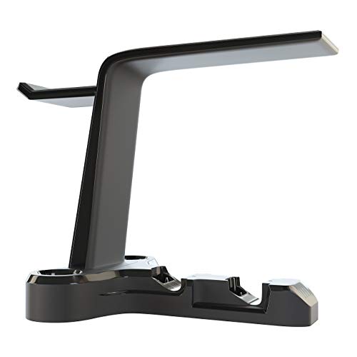 Skywin VR Charging Stand - PSVR Charging Stand to Showcase, Display, and Charge Your PS4 and PS5 VR (PS4 and PS5 Controller) (PlayStation 4 Stand) - color: PlayStation 4 Stand