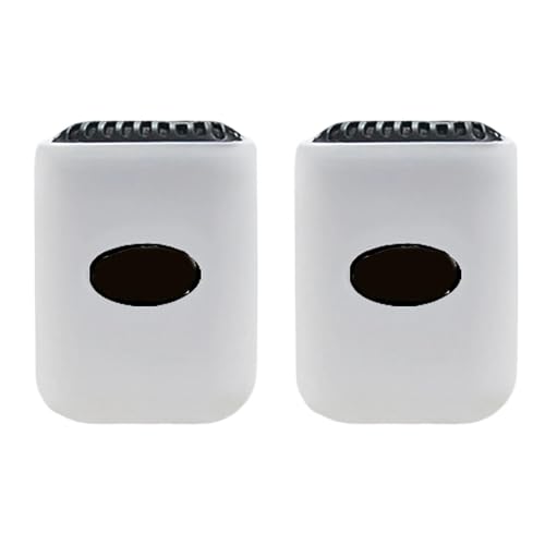 Mic 2 Transmitter 2 Pcs Silicone Case for DJI Mic 2 Transmitter Wireless Microphone Shockproof Scratch-proof Anti-collision Protector Flexible Cover Accessories(Grey) - color: Grey