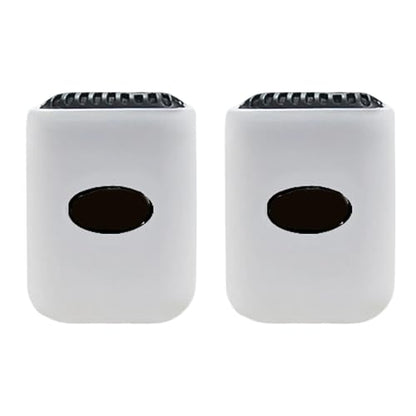 Mic 2 Transmitter 2 Pcs Silicone Case for DJI Mic 2 Transmitter Wireless Microphone Shockproof Scratch-proof Anti-collision Protector Flexible Cover Accessories(Grey) - color: Grey