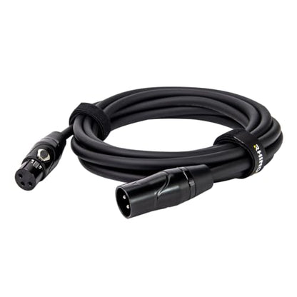 2-Pack XLR Cable 6ft (2M), Male to Female 3-Pin Balanced Microphone Cable, XLR to XLR Audio Patch/Extension Cord for Mic, Mixer - size: 6Ft