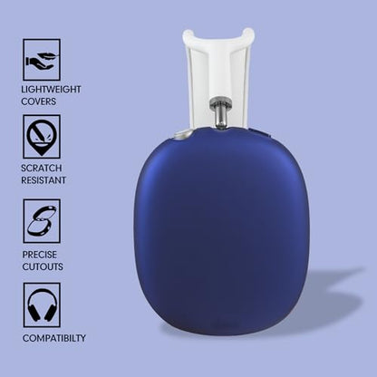 Sonix Protective Case for AirPods Max 2 & 1 | Headphones Cover | Frosted Matte Series | Frosted Matte Navy - color: Frosted Matte Navy