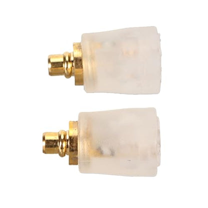 MMCX Cable Adapter Replacement for IE300 IE600 IE900 and N30 N40 N5005, MMCX to 0.78mm Female Connector Cable for HiFi Earphones with Durable One - Piece Des (Transparent) - color: Transparent