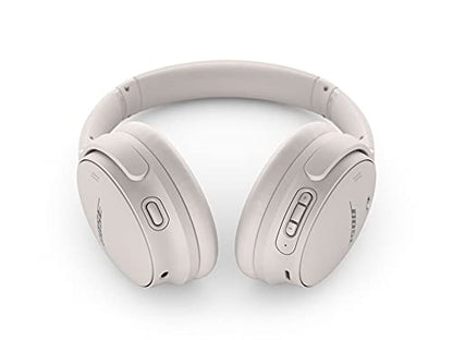 Bose QuietComfort 45 Noise Canceling Bluetooth Headphones (White Smoke) (Renewed) - color: White Smoke
