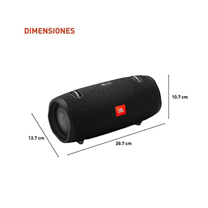JBL Xtreme 2, Waterproof Portable Bluetooth Speaker, Black | Wireless Bluetooth Streaming, Up to 15 hours of playtime, IPX7 waterproof, JBL Connect, Durable fabric and rugged material - color: Black