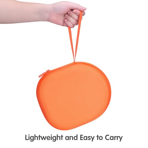 Headphone Headset Case Compatible with Sony WH-CH720N WH-CH520 WH-CH510 WH-CH710N XB900N WH-CH700N Noise Canceling Wireless Headphones,Hard Shell Travel Carrying Headset Cases, Orange (Case Only) - color: Orange