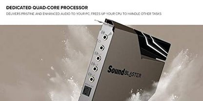 Creative Sound Blaster AE-7 Hi-Res PCIe Gaming Sound Card and ACM | Hi-res, PCIe DAC, Headphone Amp, Xamp, Audio Control Module, Hi-Res Audio, Sound Card