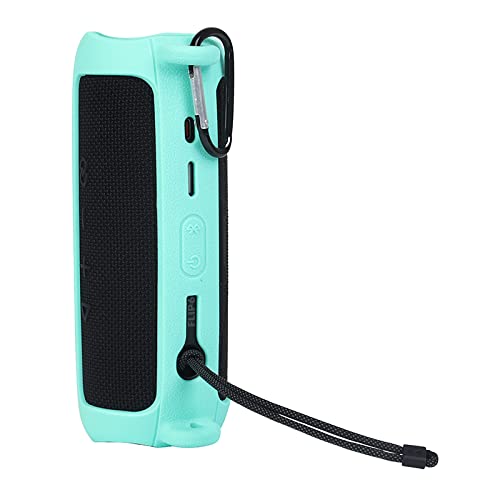 Case for JBL flip 6,JOYSOG Silicone Carrying Case Protect Pouch Sleeve Protector Cover Travel Bag with Shoulder Strap for JBL FLIP 6 Bluetooth Speaker (Green) - color: Green