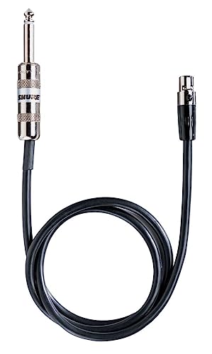 Shure BLX14 Wireless Instrument System J11 Band (596–620 MHz) – BLX4 Receiver, BLX1 Bodypack Transmitter & 1/4" Guitar Cable, Up to 14 Hr Battery, 300 ft Range | BLX4 Receiver, BLX1 Bodypack Transmitter and 1/4 Guitar Cable, Up to 14 Hr Battery, 300 ft Ra