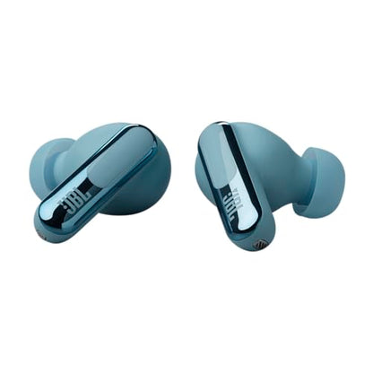 JBL Live Beam 3 - True Wireless Noise-Cancelling Stick-Closed Earbuds, 48Hrs Total Playback, Wireless Charging, 6 Mics for Perfect Calls, Multi-Point Connection, IP55 Waterproof and dustproof (Blue) - color: Blue