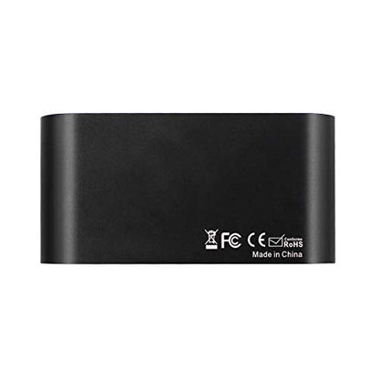 3x1 HDMI Audio Switch,3 in 1 Out Matrix HDMI Video Switcher Splitter +Optical & 3.5mm Audio Output,Support Ultra HD 4K x 2K,3D 1080P,Audio Extractor with Power Adapter