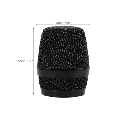 Microphone Replacement Grille Mesh Microphone Grill Cover Metal Mic Head Cover Compatible with Bayer Secure Fit Noise Reduction 2.55 X 1.96 X 1.96 in - size: 6.50X5.00X5.00CM
