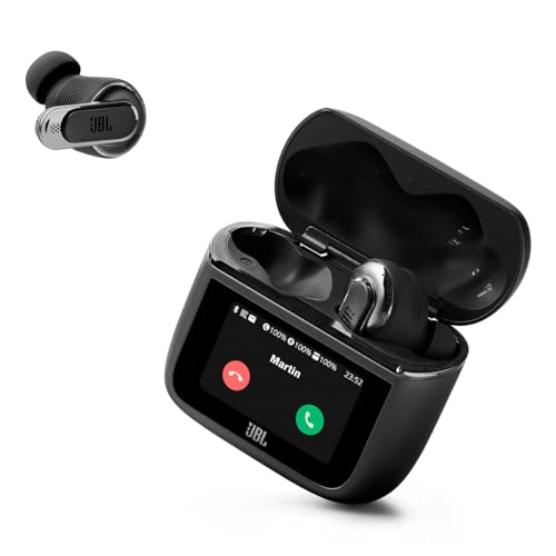 JBL Tour Pro 3 Noise Cancelling True Wireless Earbuds Bundle with gSport Case (Black) - color: Black