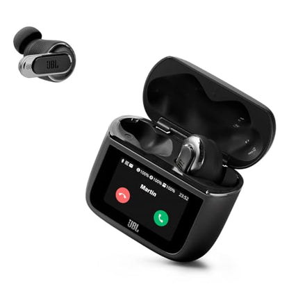 JBL Tour Pro 3 Noise Cancelling True Wireless Earbuds Bundle with gSport Case (Black) - color: Black