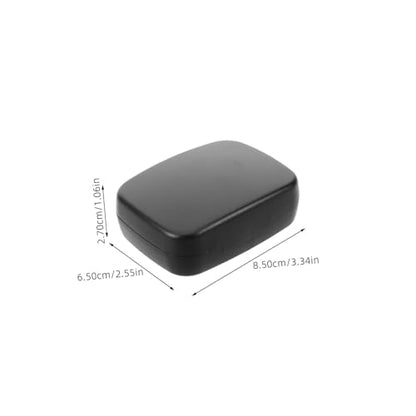 Hearing Aid Storage Box with Hard Shell, Push Button Closure