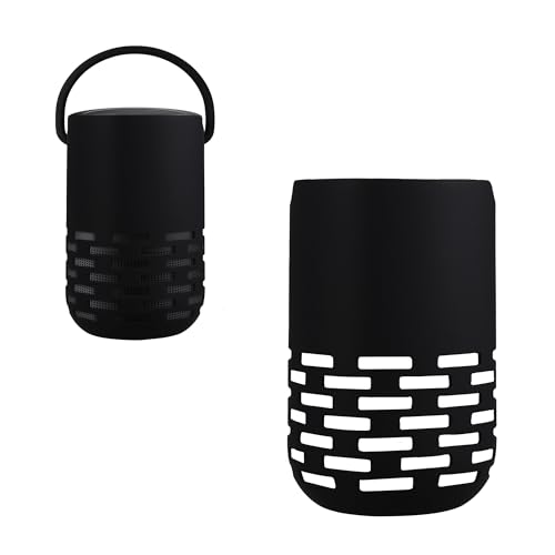 kwmobile Silicone Case for Bose Portable Home Speaker Case - Protective Cover for Mini Speaker - Sleeve Skin in Black